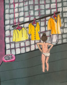 Tekening van interne criticus Illustratie Expeditie