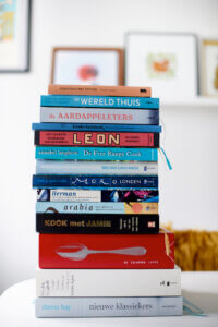 Stapel kookboeken